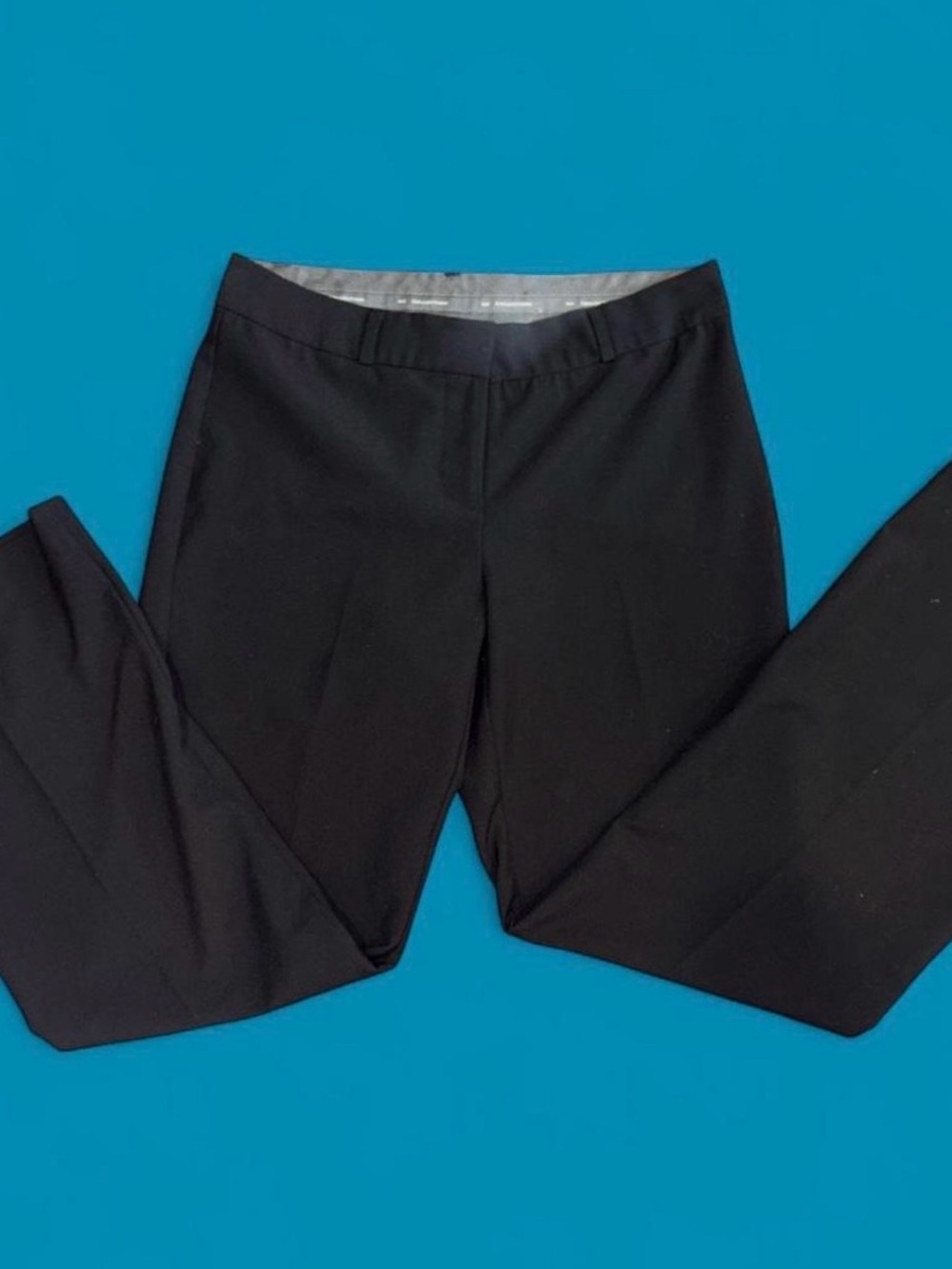 NY Collection Black Women's Tailored Trousers